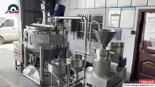 New Design 500L Mayonnise Making Machine with Colloid Mill & Emulsion Pump