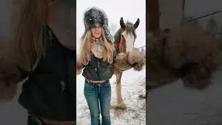Теплый сезон! #itsamandalee #horse #horseenthusiast #cowgirl #horsefan #clydesdale