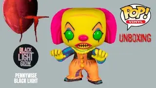 Pennywise Black Light Funko Pop! Vinyl IT 1990 Special Edition Exclusive Blacklight Horror