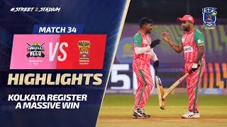 ISPL Season 3 -  Match 34: Tiigers of Kolkata record the highest win by runs!