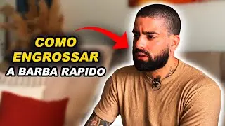 COMO ENGROSSAR A BARBA RAPIDO - 2 DICAS | BARBA PRETA
