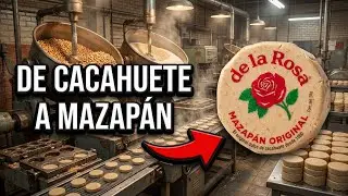 ASÍ se FABRICA el MAZAPÁN DE LA ROSA en MÉXICO: Dulce Tradicional Paso a Paso