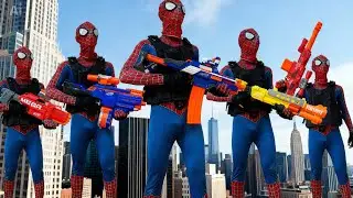 Spider-man Comedy Video : SUPERHERO TEAM