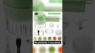 4-in-1 Portable Electric Vegetable Cutter 🥕 | Trending Kitchen Gadget in India | Pickbaye Review