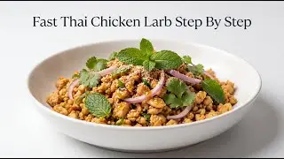 Fast Thai Chicken Larb (Larb Gai) Cooking Guide Step By Step
