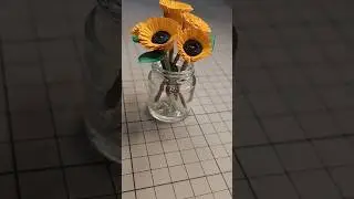 Easy paper flowers DIY|Tiny paper sunflowers DIY 🌻|paper crafts #shorts #shortvideo #diy #papercraft