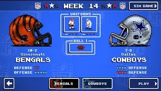 NFL Retro Bowl 25: Cincinnati Bengals VS Dallas Cowboys #nfl