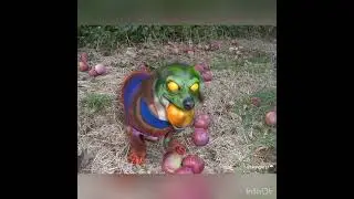 DOG WITH APPLE |APPLE DOG TRANSFORMATION #appledog #dogmemes #ai #memes #aicompetition #minimaxai