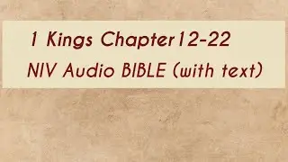 1 Kings 12-22: NIV Audio BIBLE (with text)