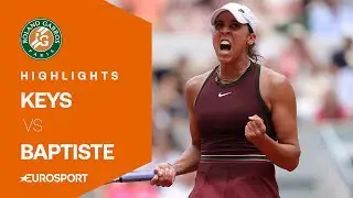 Madison Keys vs Hailey Baptiste | Round 4 | French Open 2025 Highlights 🇫🇷