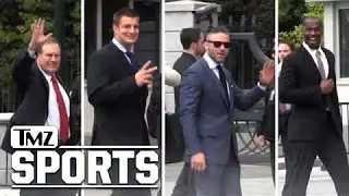 New England Patriots -- Arrive to the White House ... No Brady? No Problem! | TMZ Sports