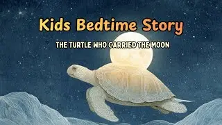 Kids Bedtime Story for Peaceful Sleep|The Turtle Who Carried the Moon 🌙 