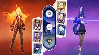 С0 Mavuika Overload & C0 Clorinde Taser | Genshin Impact Abyss 6.3 | Floor 12