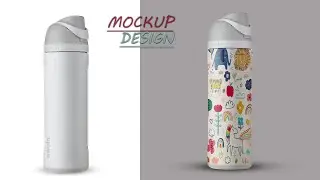 Create a Realistic Water Bottle Mockup in Photoshop | Product Design Tutorial