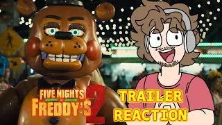 AUSSIE REACTS TO: Five Nights at Freddy's 2 Movie Official Trailers 1 and 2
