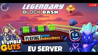 EU SERVER STUMBLE GUYS LIVE | BLOCK DASH ABILITIES MAPS #stumbleguys #blockdash #fyp #live #bd