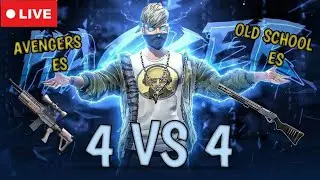 4 VS 4 ESPORTS CUSTOM  AVENGERS ES VS OLD SCHOOL ES #gareenafreefire #gareena #