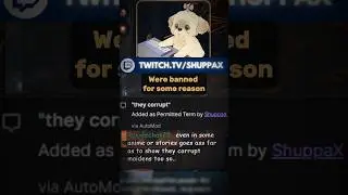 Twitch AutoMod Derp #shorts #twitch #safety