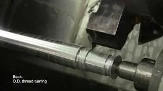 Paintball barrel project (part 1; turning & porting)