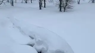 Kakslauttanen Hotel's Frozen River, Ivalo, Finland