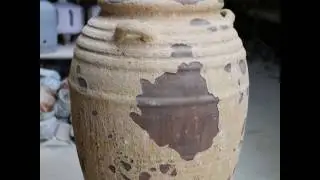 large glazed ceramic pots