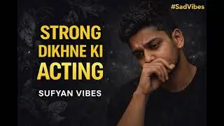Strong Dikhne Ki Acting | Sufyan Vibes | #SadVibes