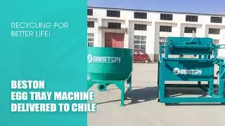 BTF1-3 Small Egg Tray Machine Delivered to Chile - Support Customize