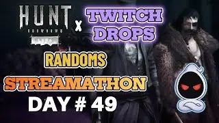 Hunt: Showdown LIVE 🔴 Streamathon Day 49 | Bounty Hunt with Randoms + Twitch Drops