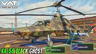 KA-58 BLACK GHOST - Most Annoying Helicopter 🔥 MWT :  TANK BATTLES 