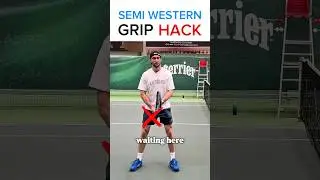 Forehand Grip Hack: Semi-Western Fix. #tennis #tennisforehand #forehand #tennistips