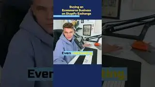 Buying an Ecommerce Business on Shopify Exchange