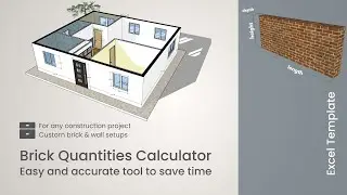 Brickwork Quantitiy Calculator Excel Template for any project