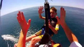 Cabo Experiences: Parasailing at Medano Beach -- Bahia Hotel & Beach Club -- Cabo San Lucas, Mexico