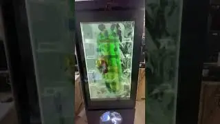 hologram fan transparent lcd refrigerator ai display