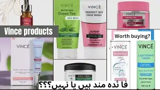 Vince Products|| Vince Products Review || Affordable Skincare Products @khanbhattiofficial786