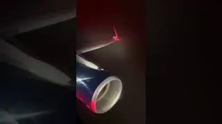 Delta Airlines Airbus A321 Night Takeoff from Minneapolis-Saint Paul International Airport (KMSP)