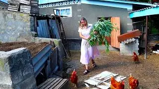 Life in a Ukrainian Village | Pork Knuckles with Beer & Fire | Outdoor Cooking & Slow Living