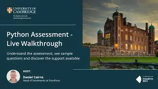 Python Assessment: Live Walkthrough and Q&A | January 2026