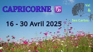 CAPRICORNE &laquo;&nbsp;Ecoutez vos ressentis .&nbsp;&raquo; Guidance Tarot et Oracle du 16 au 30 Avril 2025
