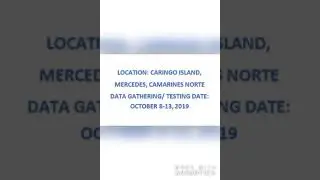 Solar Resource Assessment in Caringo Island, Mercedes, Camarines Norte