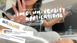 Советы по поступлению в университет (колледж НУС, университеты для поступления в магистратуру, мо...