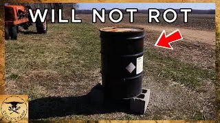 Making a Burn Barrel Incinerator that won't rot 🔥