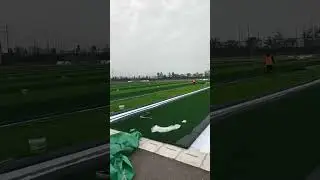 🔥 11v11 Football Turf Project &mdash; Almost Done! Wait for to Look 😍⚽ #artificialgrass #footballfield