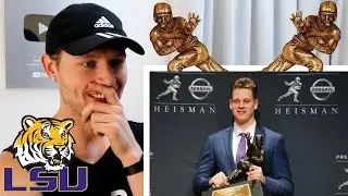Rugby Player Reacts to JOE BURROW 2019 Heisman Trophy Acceptance Speech!