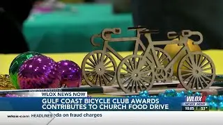 Gulf Coast bicycle club meets for awards banquet, contributes to food drive
