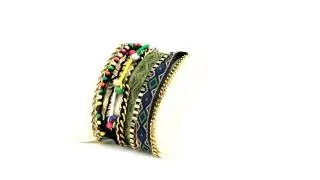 Tree hugger chick layered bracelet