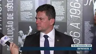 Sergio Moro comenta aprova&ccedil;&atilde;o do Projeto Antifac&ccedil;&atilde;o na C&acirc;mara &ndash; 19/11/25