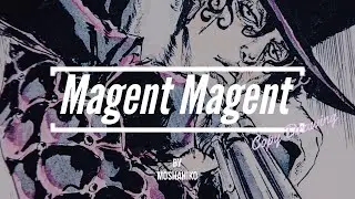 【描いてみた】マジェント・マジェント【ジョジョの奇妙な冒険 第7部 模写】Copy Drawing Magent Magent from JoJo's Bizarre Adventure Part7