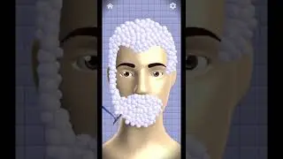 Antistress Shaving Game | 3D #games | Epic Gameplay | Amazing Relaxing Game (ios & Android)🔥 #shorts