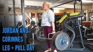 Jordan and Corinnes LEG PULL DAY | highlights